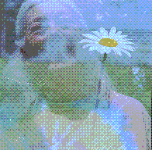 Mom double exposure